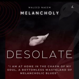 Desolate, "I am at home in the chasm of my soul, a bottomless wasteland of melancholy" Download - Album Melancholy - by Waleed Naeem